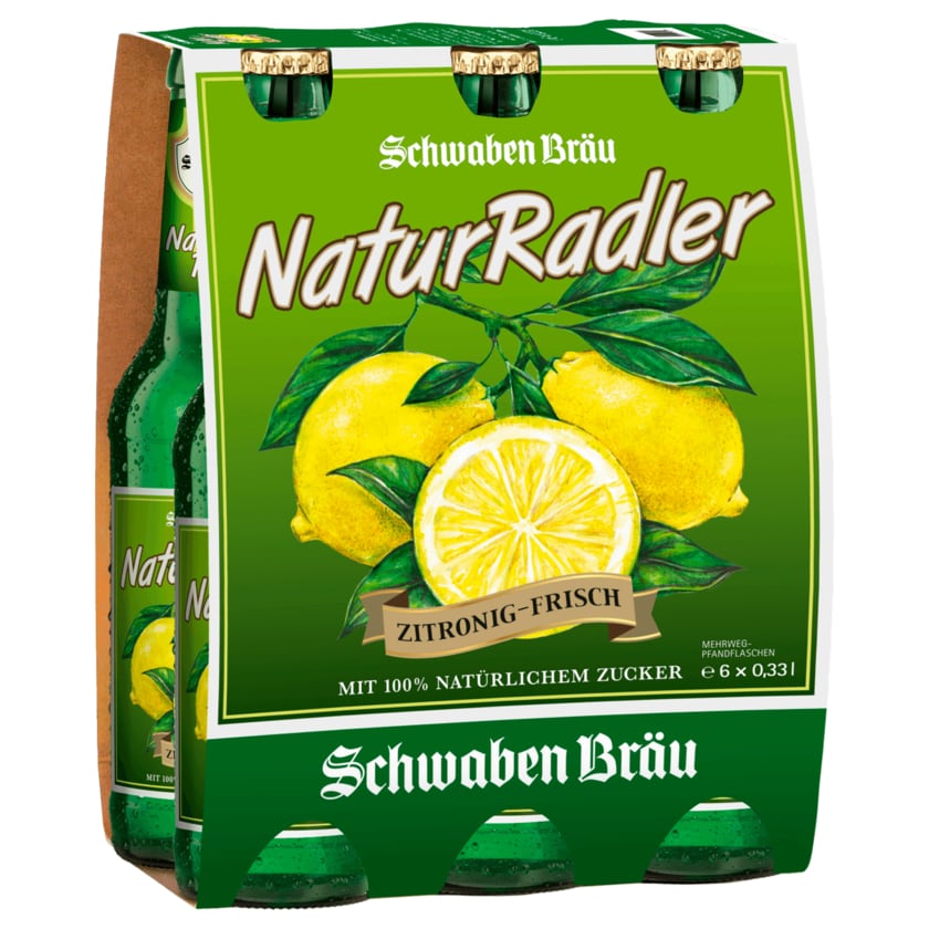 Schwaben Bräu Natur Radler 6x0,33l